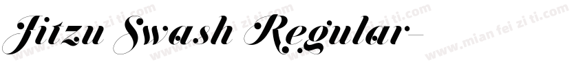 Jitzu Swash Regular字体转换
